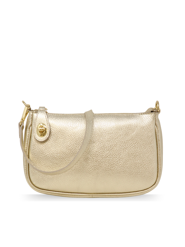 Shoulder Crossbody Bag in Gold