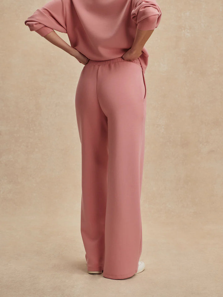 The Wide Leg Pant 30" in Brandy Rose