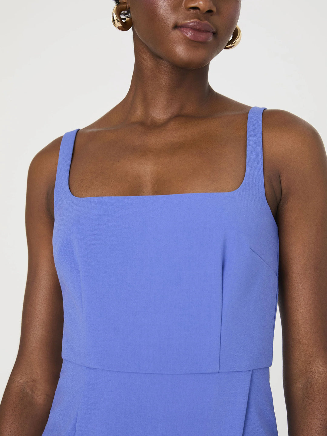 Whisper Strappy Envelope Dress in Baja Blue