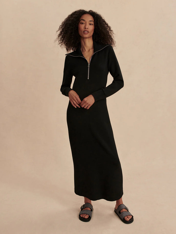 Alexis Midi Dress in Black