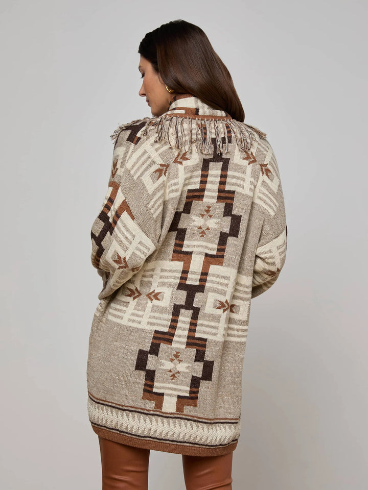 Jair Cardigan in Natural Multi