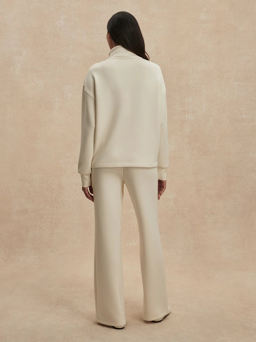 Arlene Zip-Through Sweat in Pristine