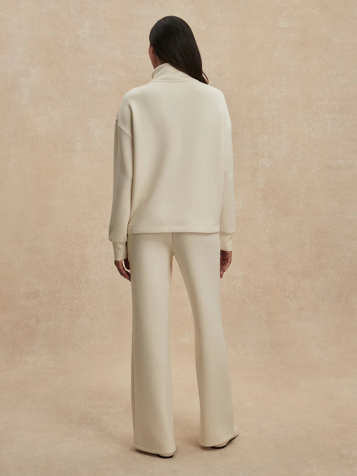 Arlene Zip-Through Sweat in Pristine
