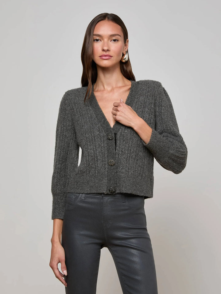 Talulla Cardigan in Charcoal