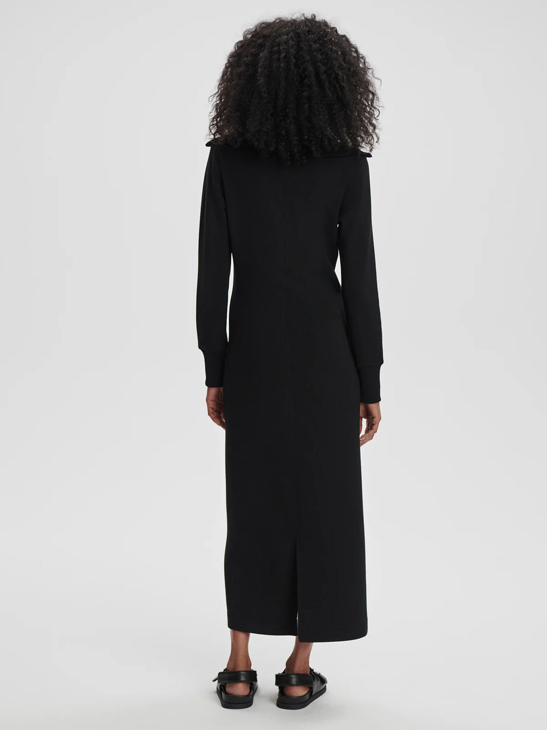 Alexis Midi Dress in Black