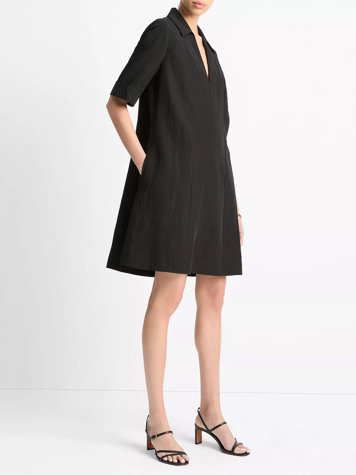 Aline Short Dress in Black