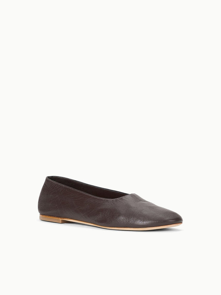 Alba Ballet Flat in Espresso