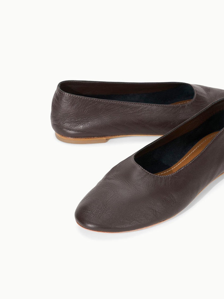 Alba Ballet Flat in Espresso
