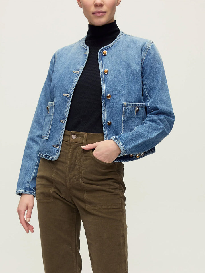 Andrea denim Jacket in French Kiss