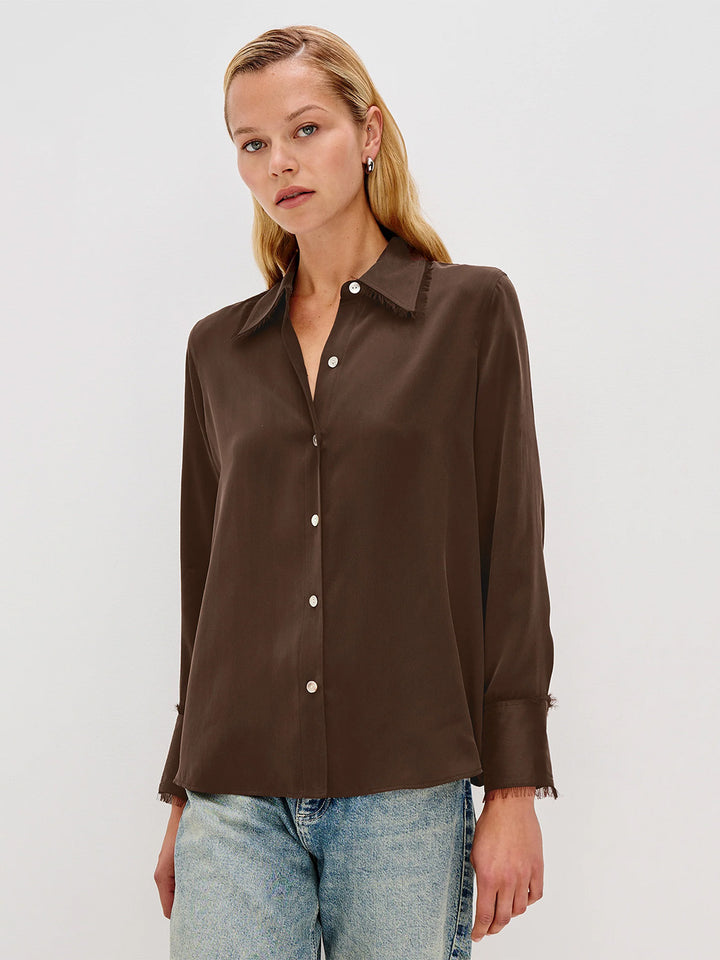 Abbey Shirt in Espresso