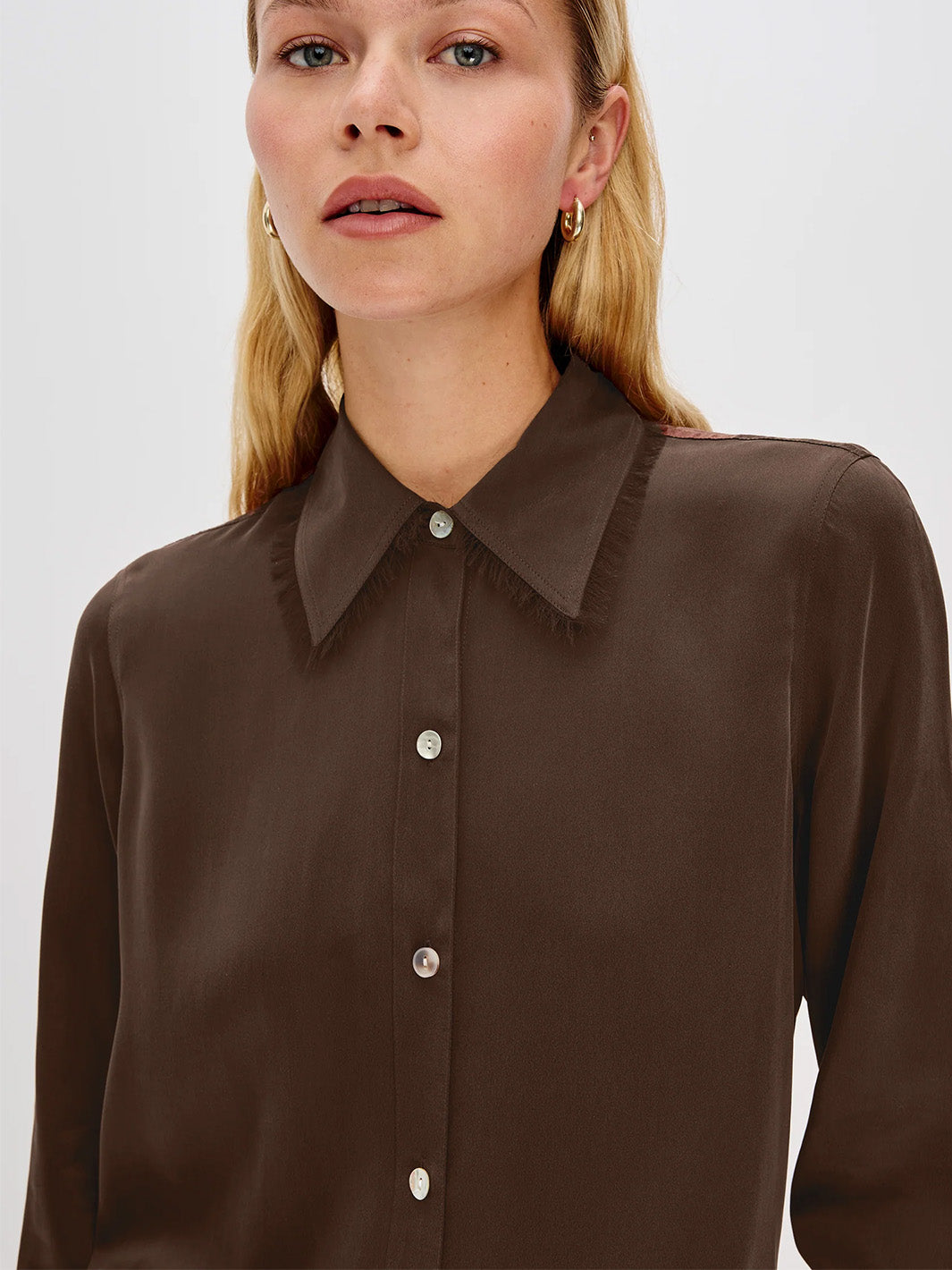 Abbey Shirt in Espresso