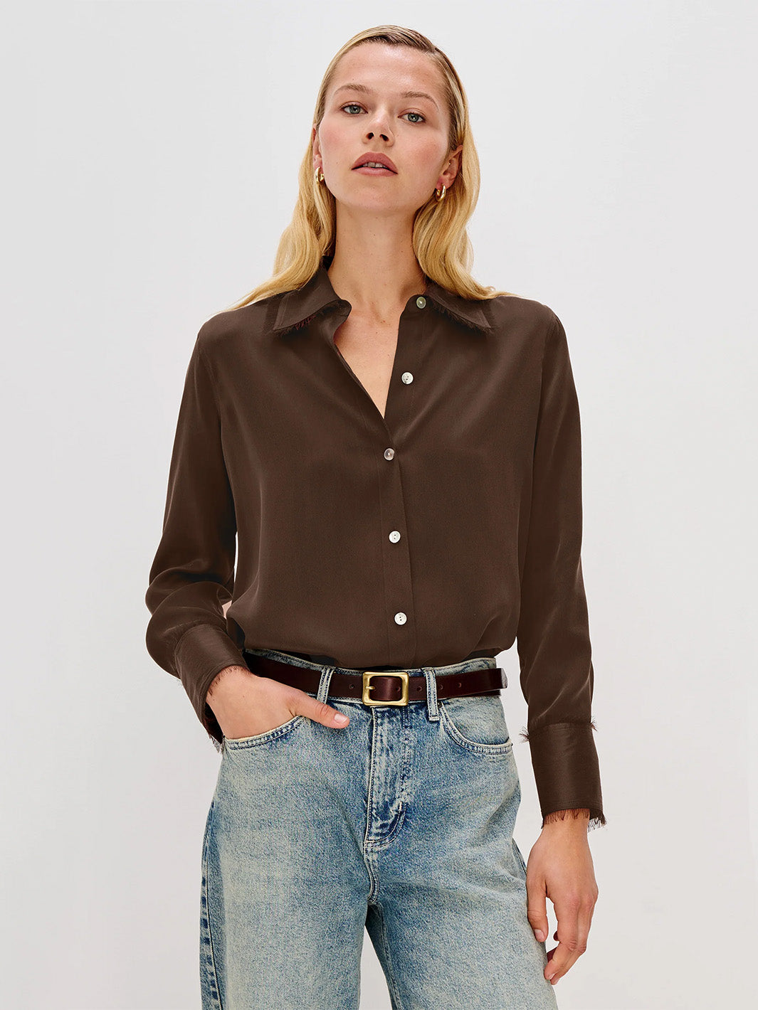 Abbey Shirt in Espresso
