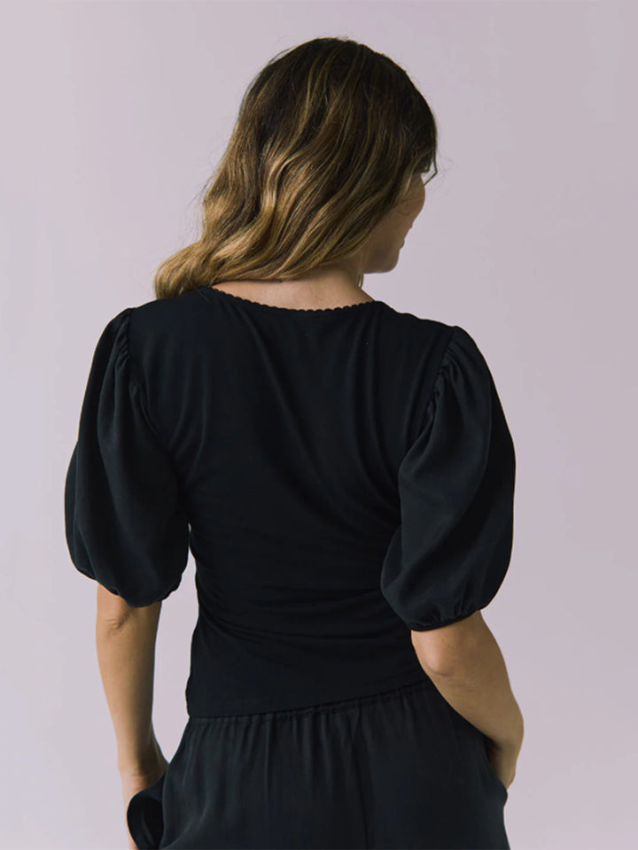 Abbie Black Blouse