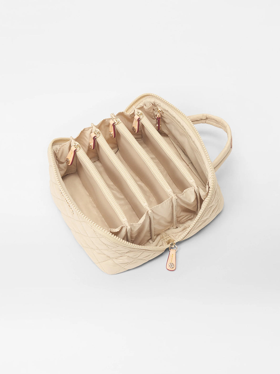 Metro Accordion Cosmetic Organizer in Buff
