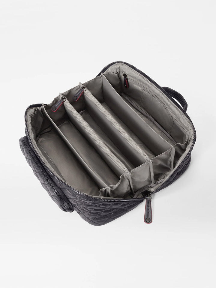 Large Accordion Cosmetic Bag in Black