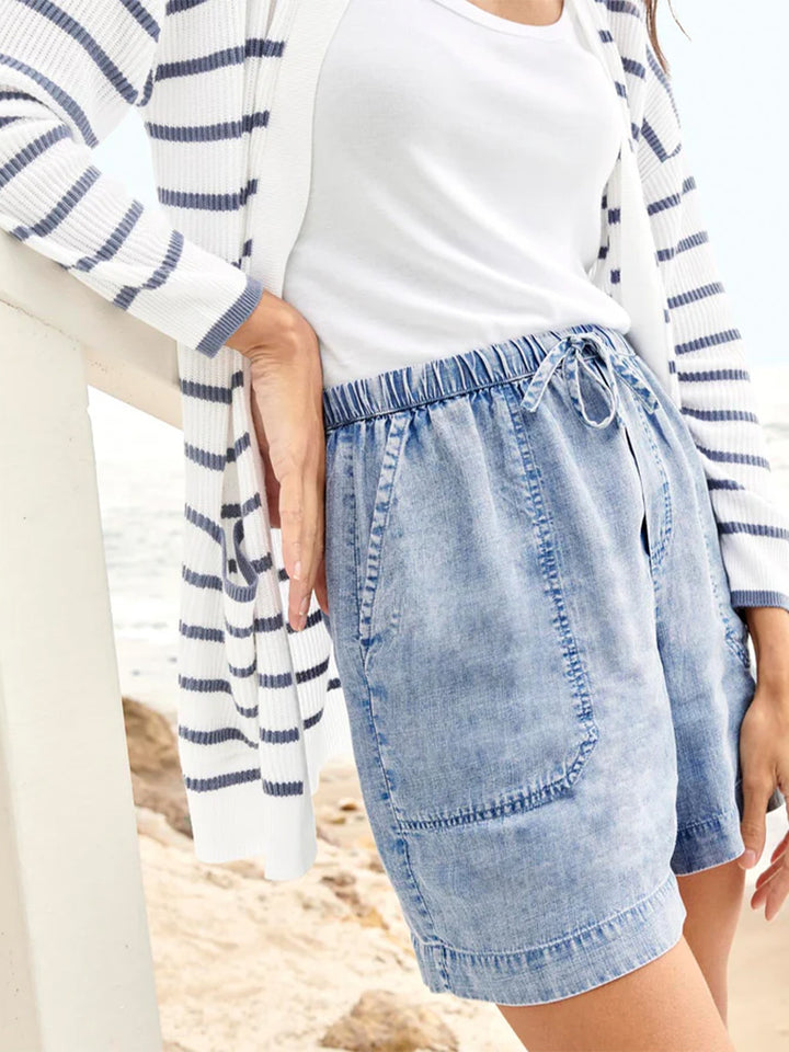 Angie Shorts in Indigo