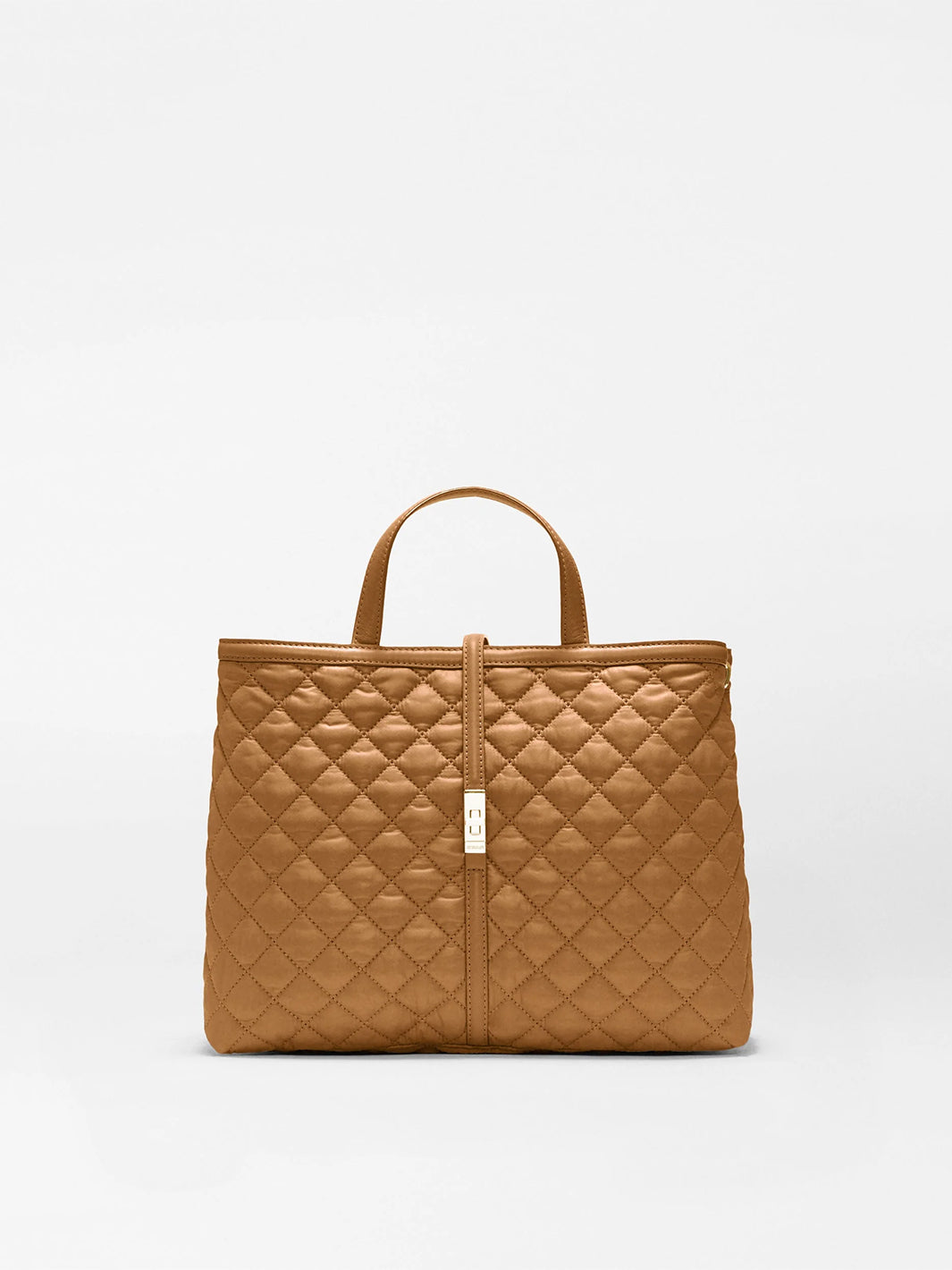 Medium Astor Tote in Cognac