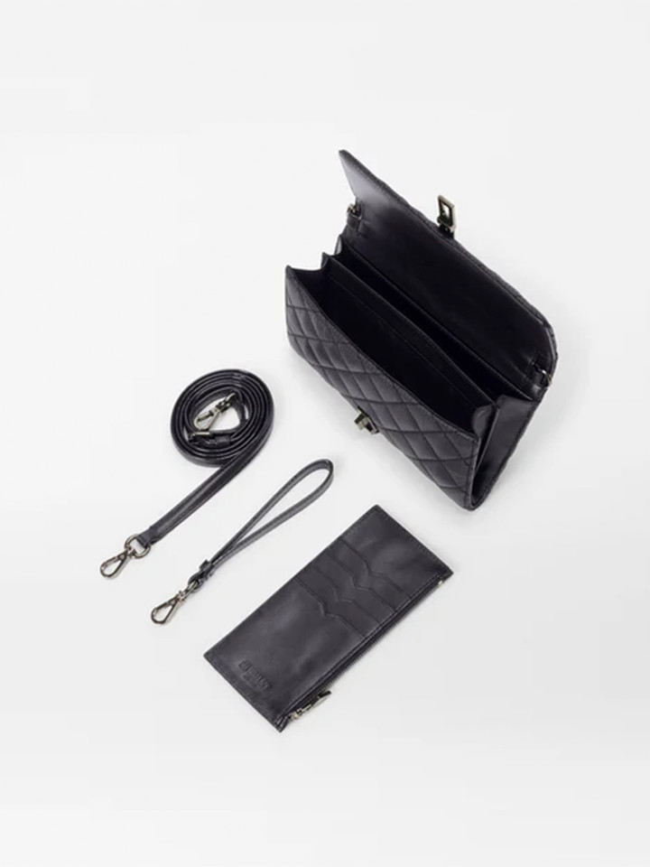 Astor Convertible Crossbody in Black