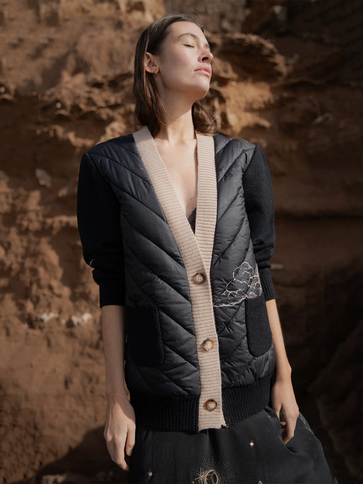 Astrology Coat in Black