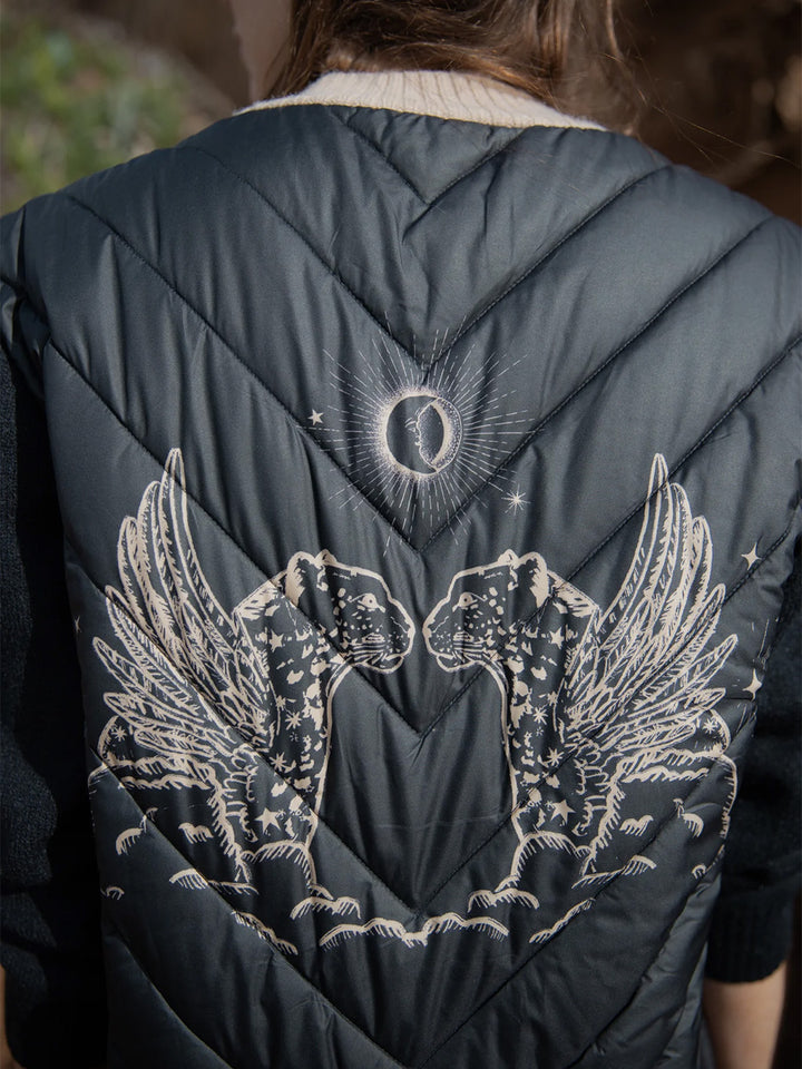 Astrology Coat in Black