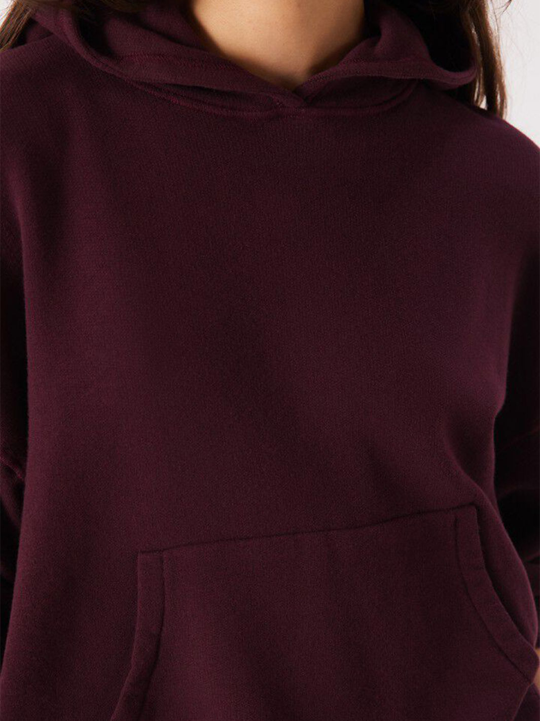 Atubay Hoodie in Wine Lie