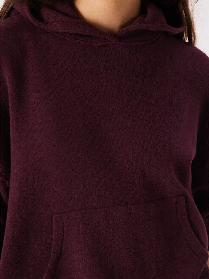 Atubay Hoodie in Wine Lie