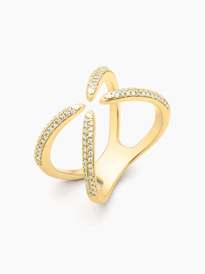 All Axis Statement Ring in Gold
