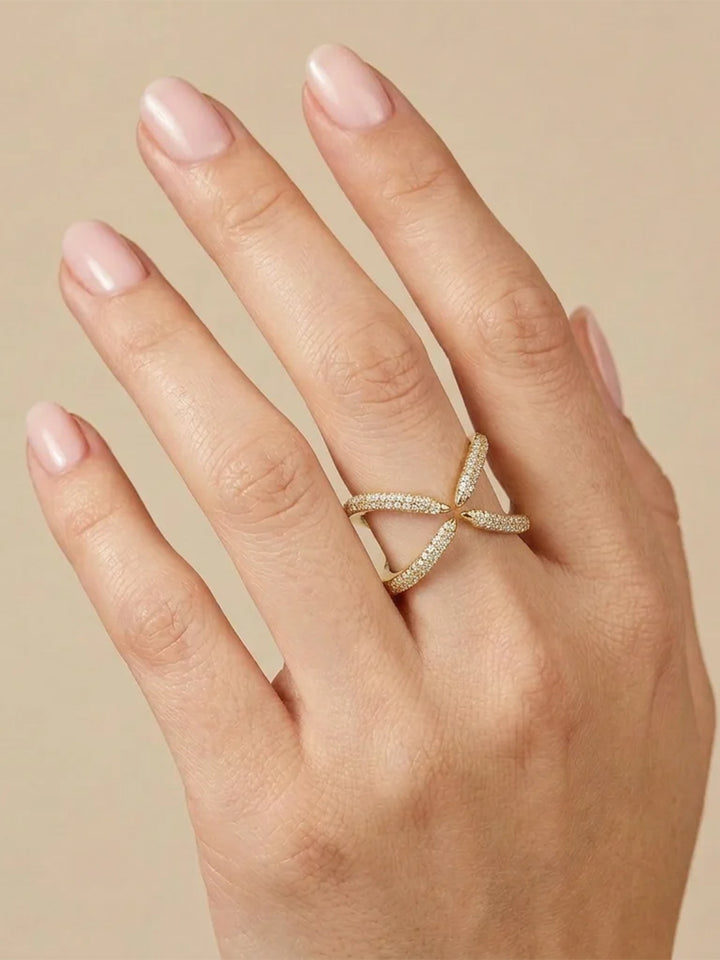All Axis Statement Ring in Gold