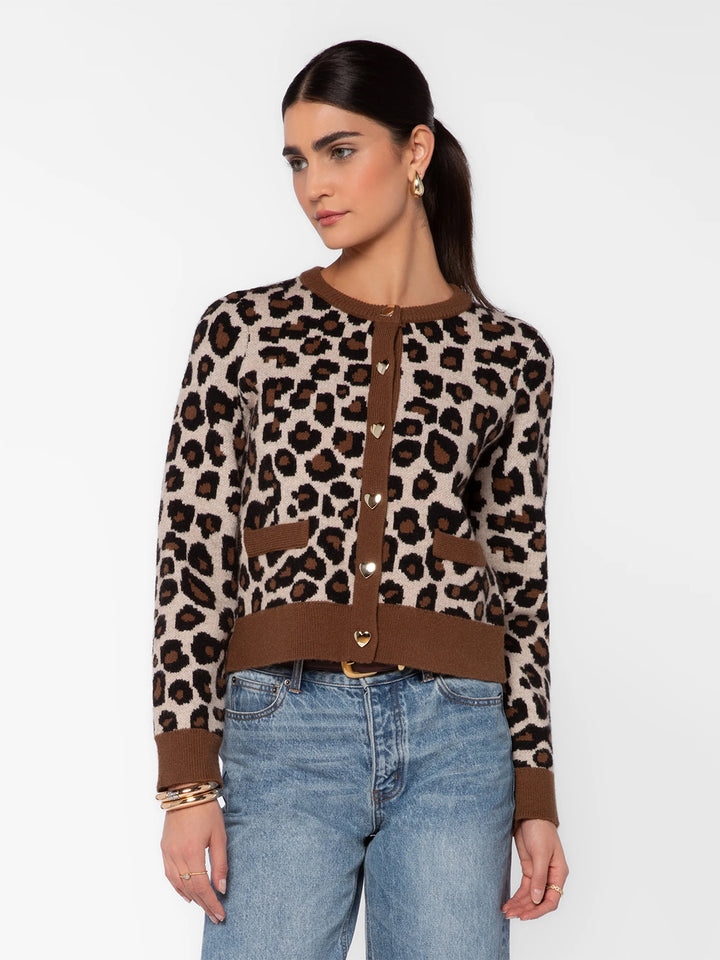 Aylin Leopard Cardigan in Leopard