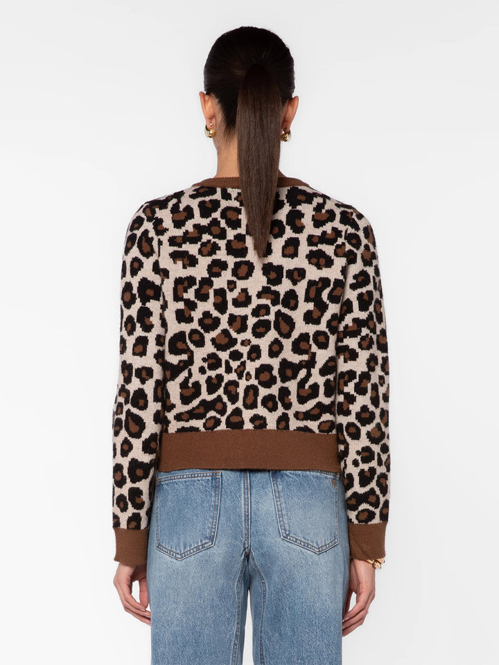 Aylin Leopard Cardigan in Leopard