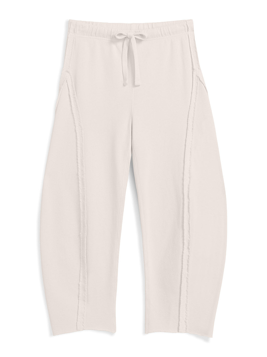 Bibi Barrel Leg Sweatpant in Vintage White