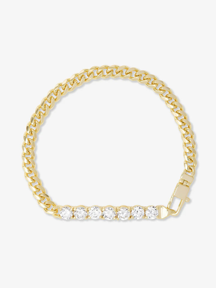 Baby Julian Loves Diamonds Bracelet in Gold