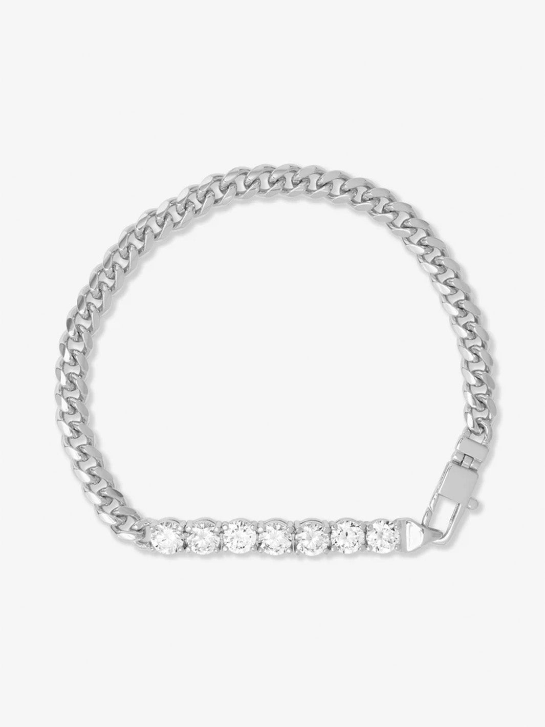 Baby Julian Loves Diamonds Bracelet in Silver