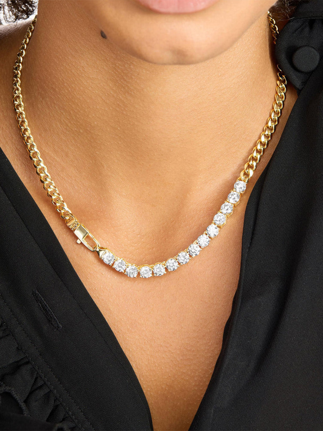 Baby Julian REALLY Loves Diamonds Necklace in Gold