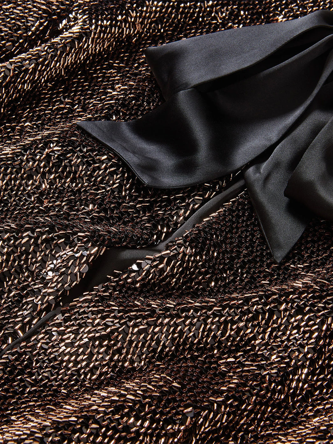 Bancroff Sequin Jacket in Copper/Black