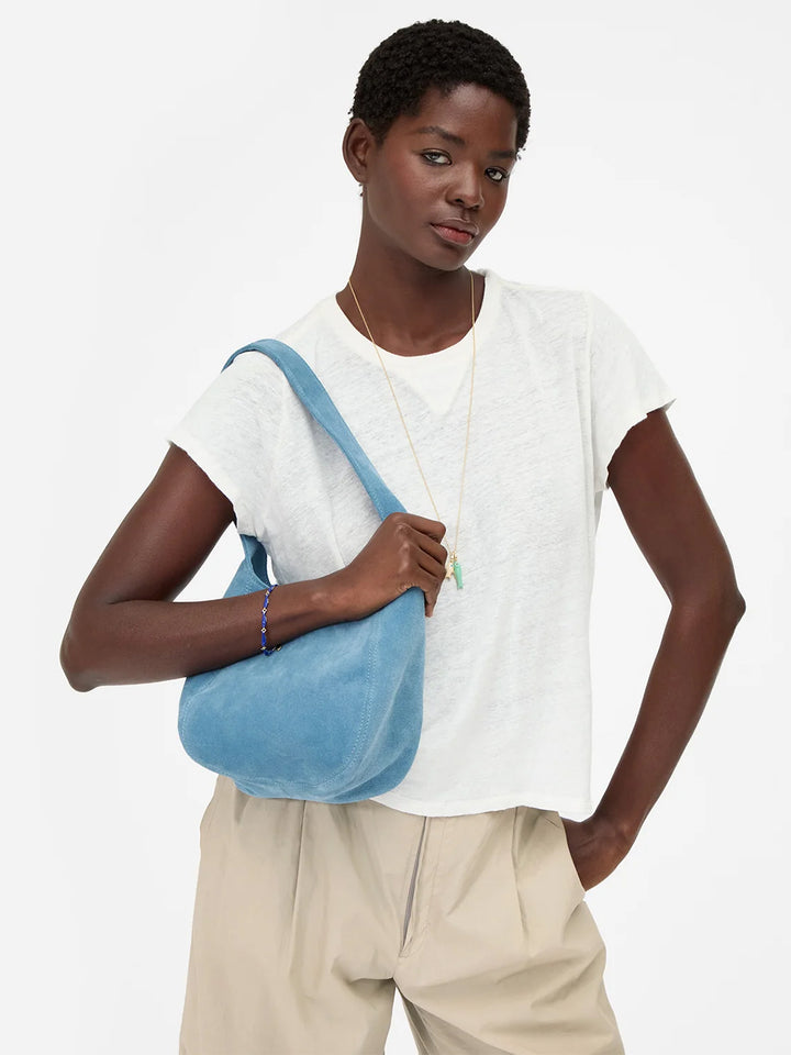 Petit Bando in Desert Blue Suede