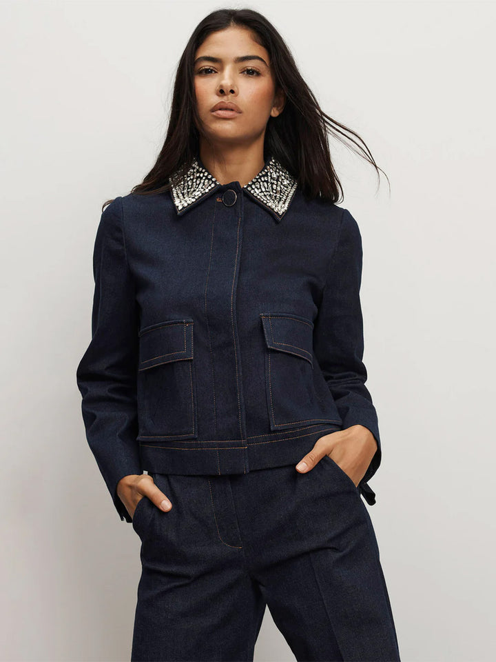 Barrington Denim Jacket in Midnight Wash