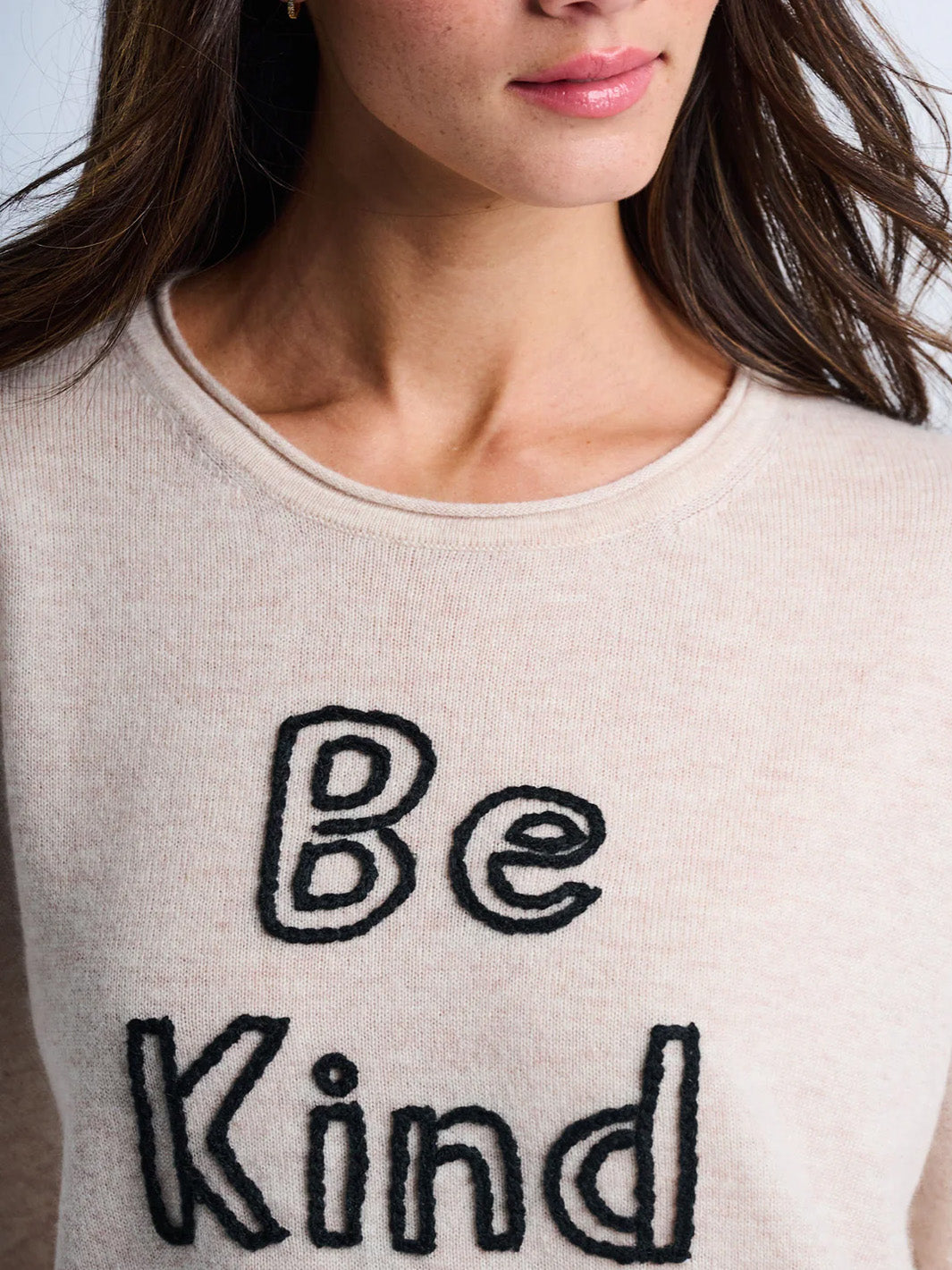 Be Kind Sweater in Hay
