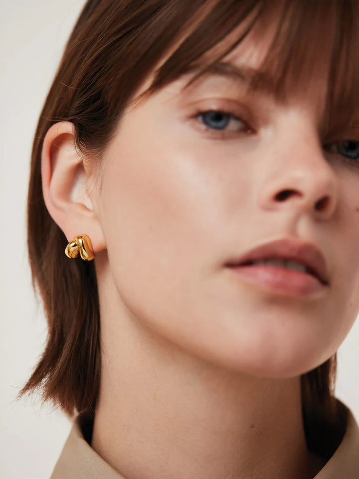 Beatrix Earrings in Gold