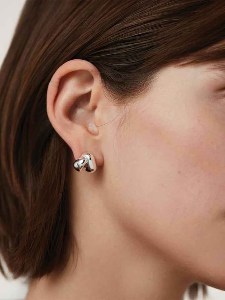 Beatrix Earrings in Silver