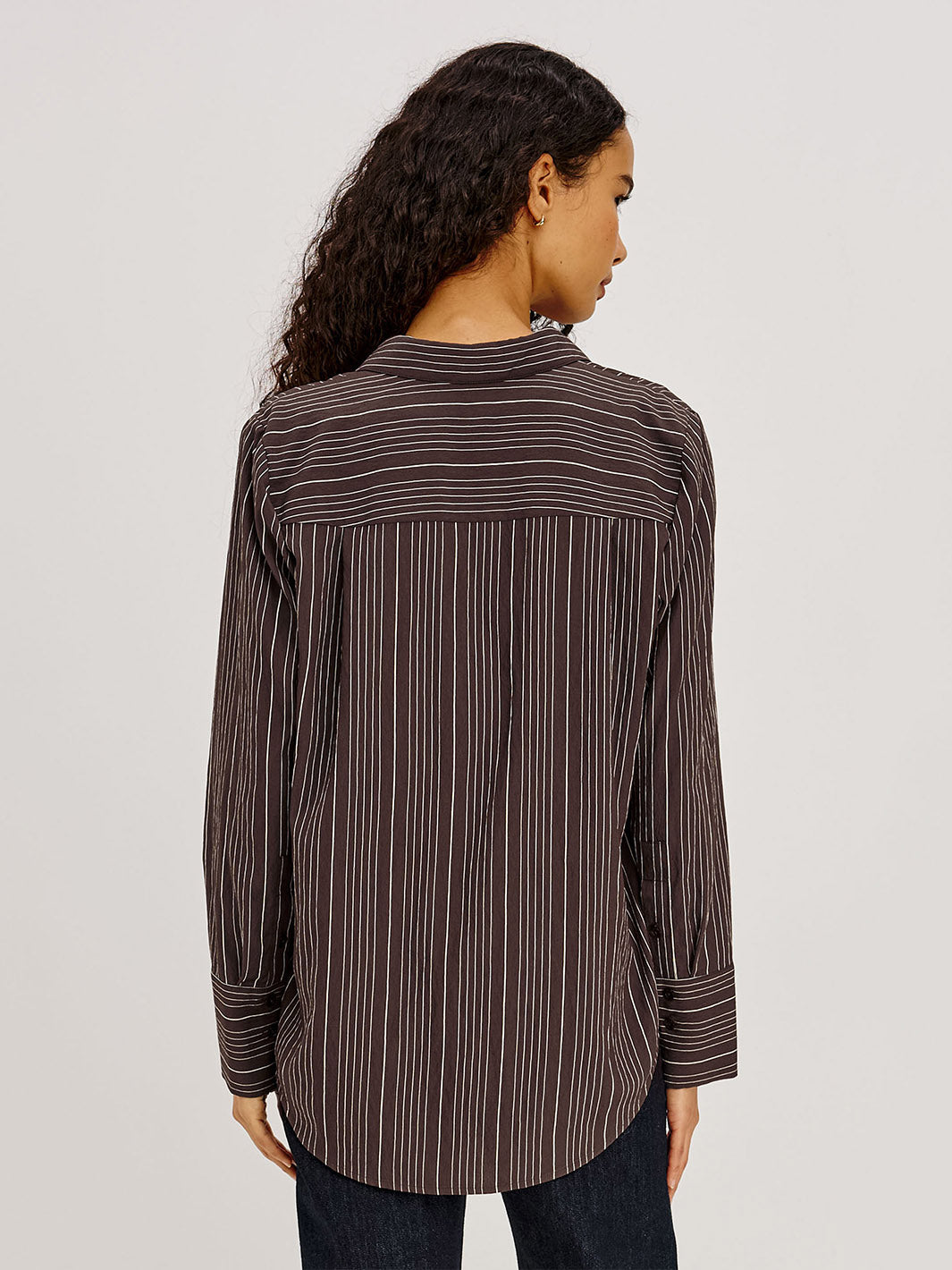 Beck Shirt in Chicory Stripe