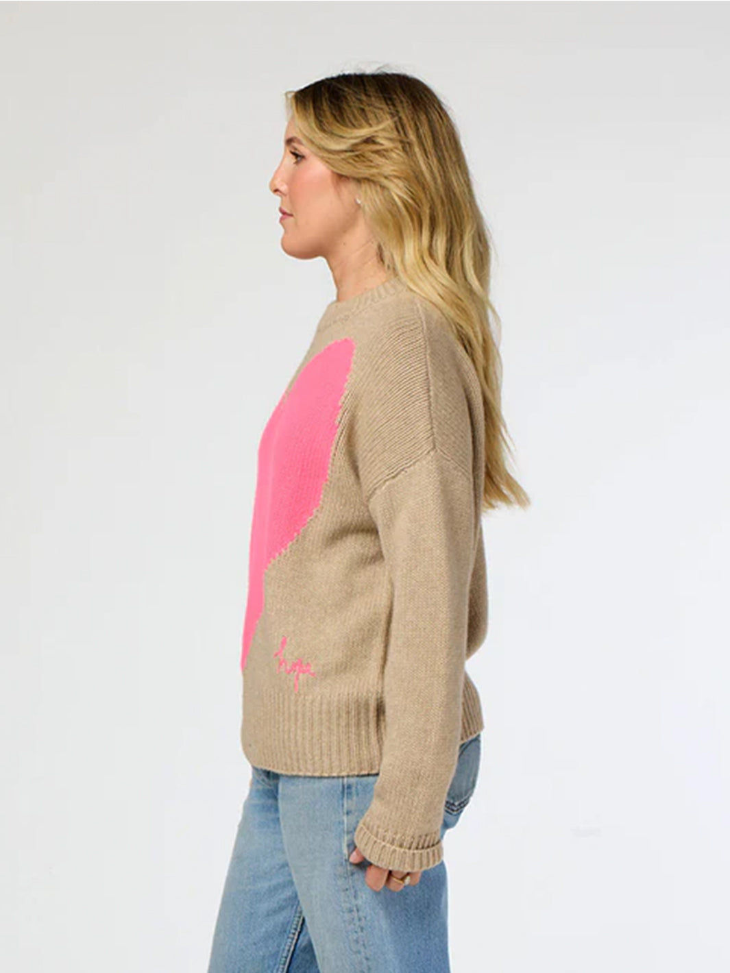 Benton Imperfect Sweater in Taupe