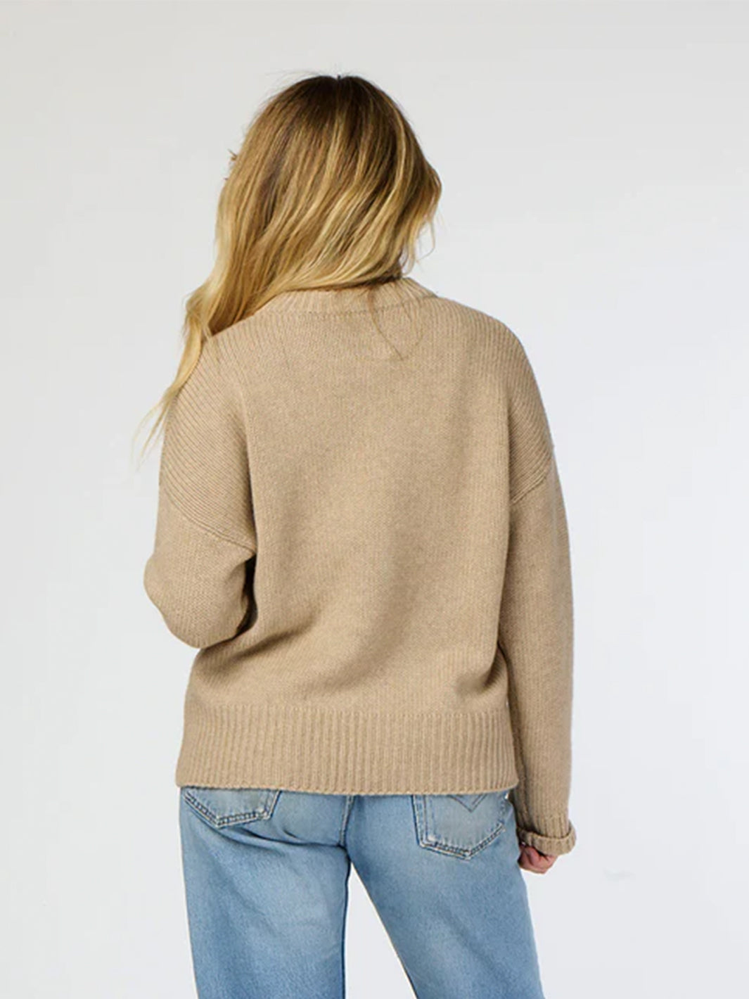 Benton Imperfect Sweater in Taupe