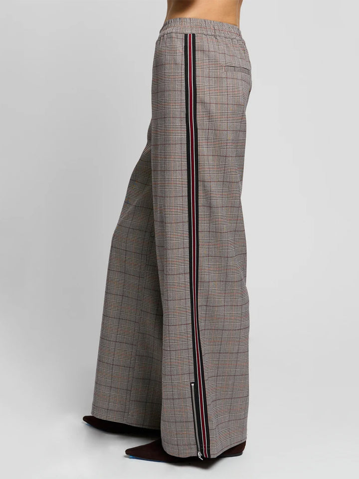 Birch Suiting Track Pant in Brown
