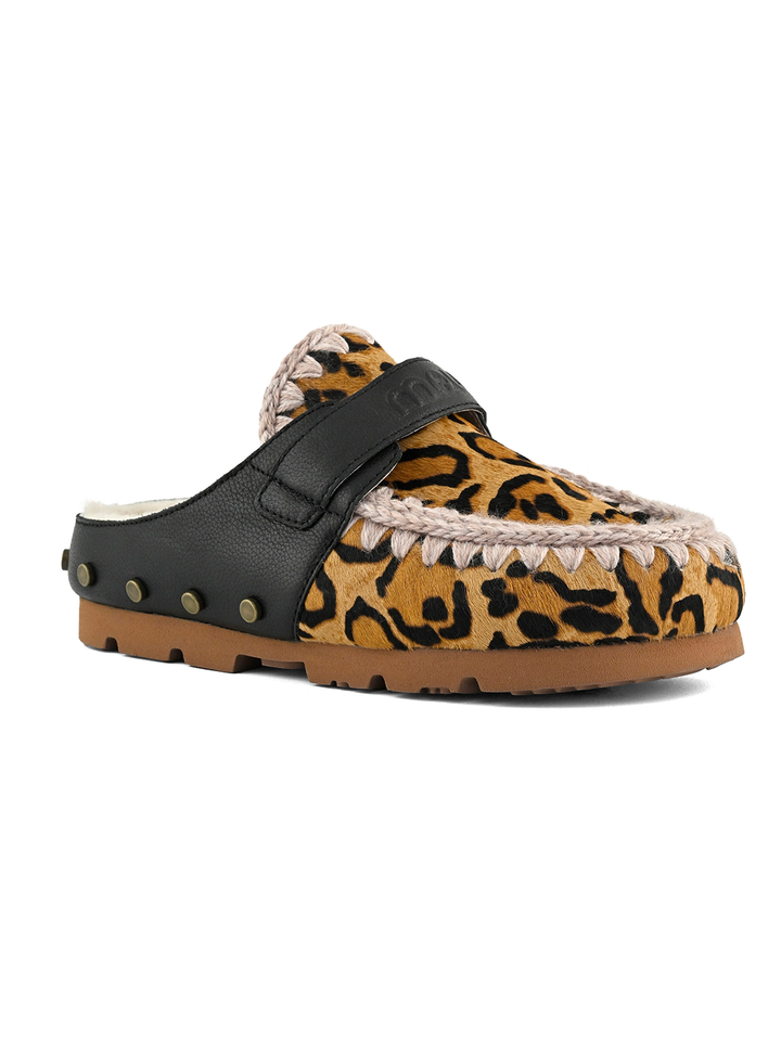 Winter Bio Pony in Big Leopard Sand