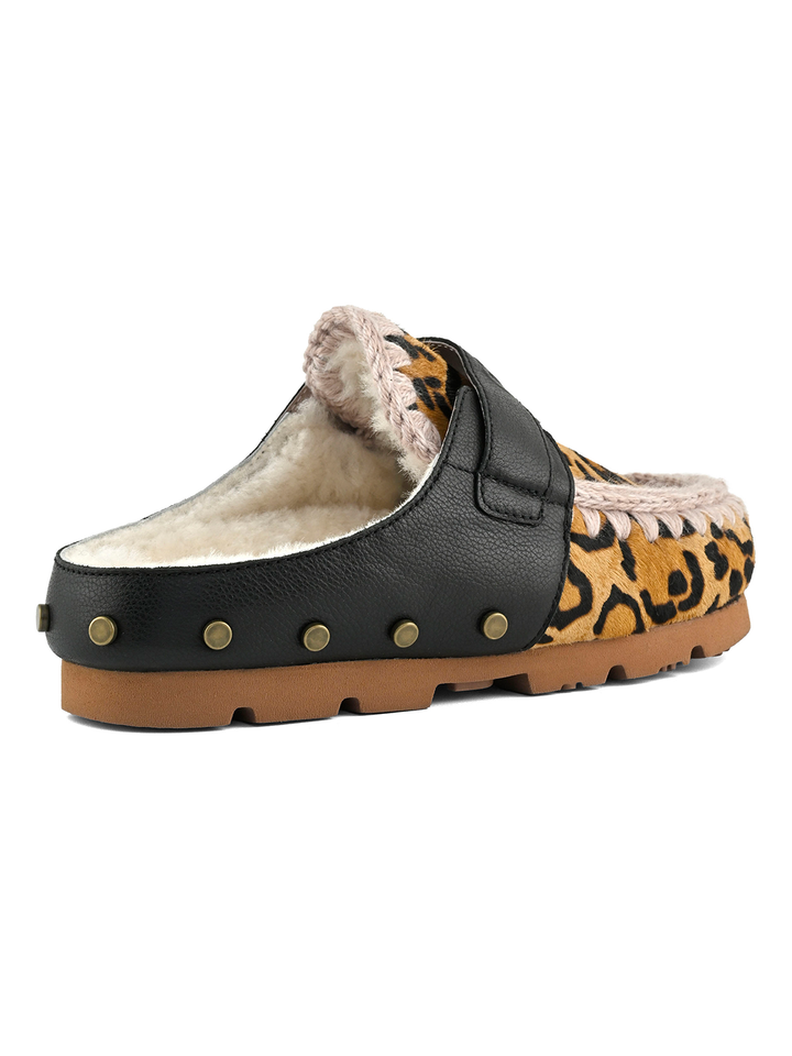 Winter Bio Pony in Big Leopard Sand
