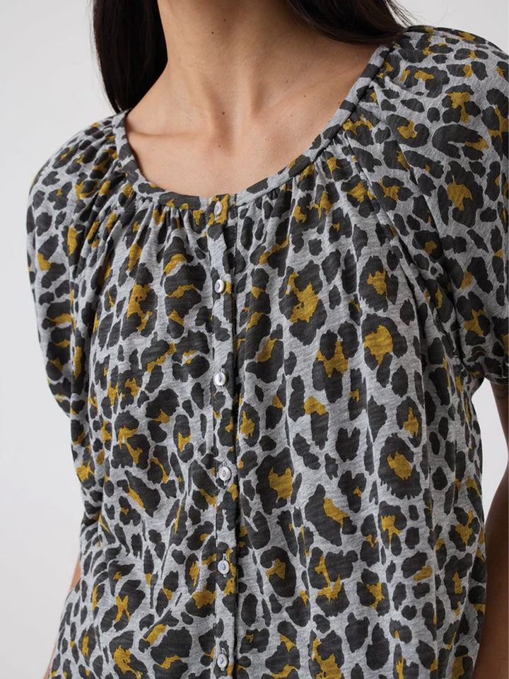 Safari Juliet Blouse in Animal