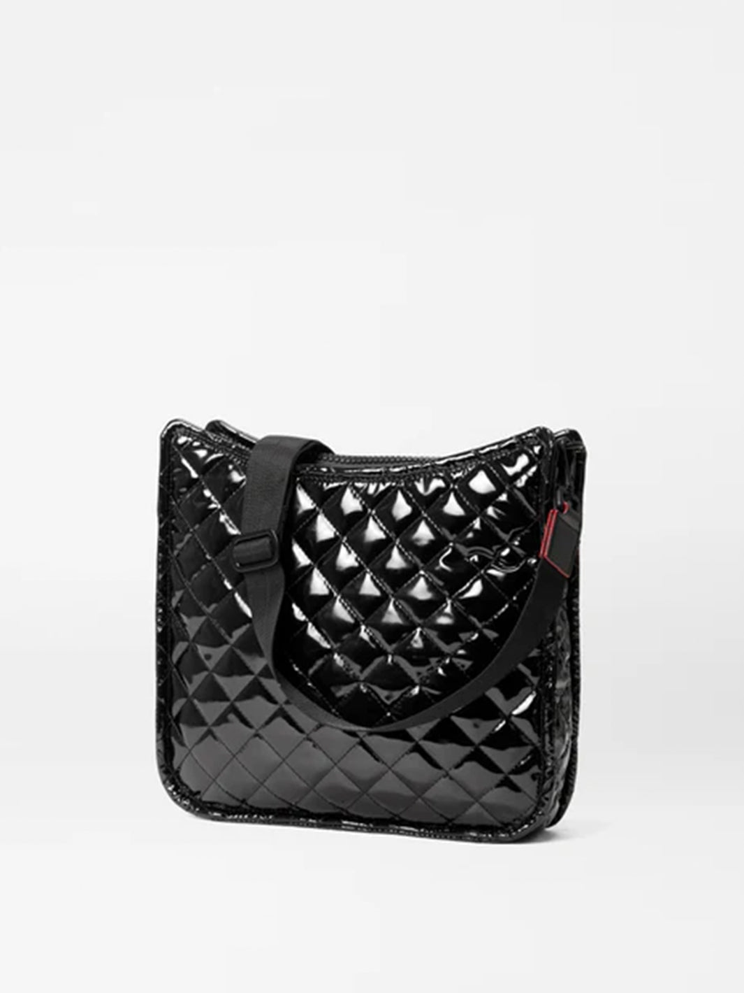 Box Crossbody in Black Lacquer