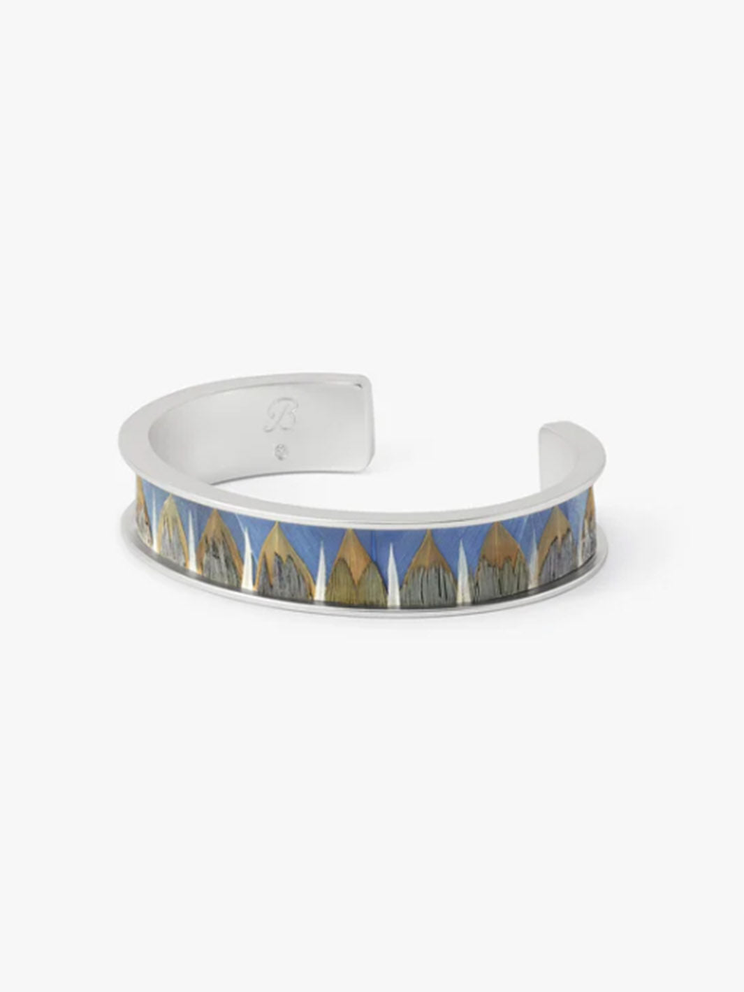 Brianna Thin Cuff Bracelet in Silver