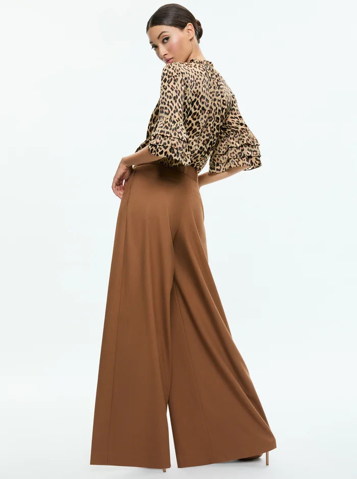 Julius Tier Sleeve Tunic Top in Leopard Love